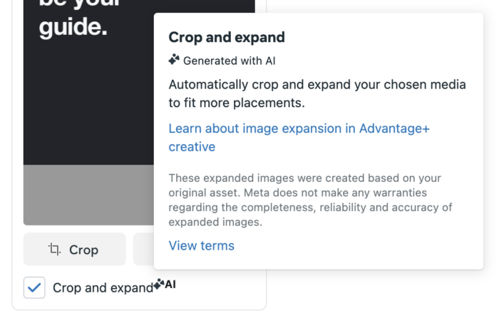Crop and Expand with AI