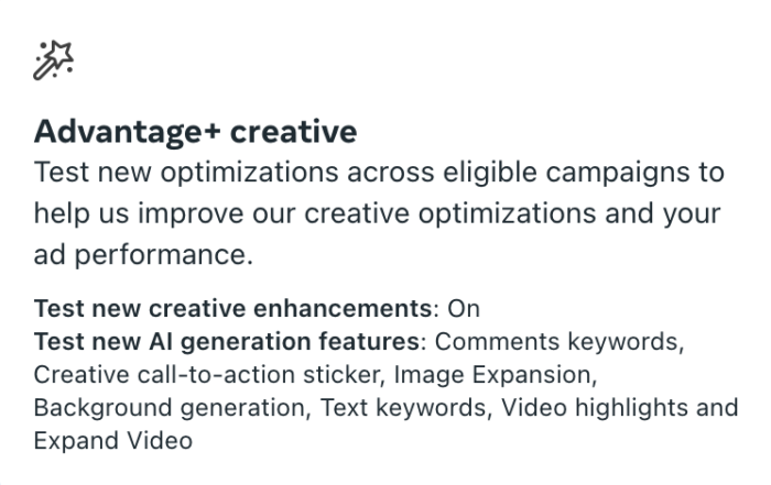 New Test Features for AI Generation