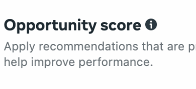 Opportunity Score and Campaign Score Explained