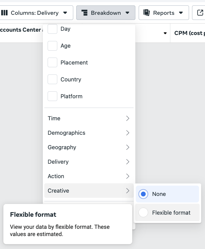 Creative Breakdown for Flexible Format Creative Breakdown for Flexible Format