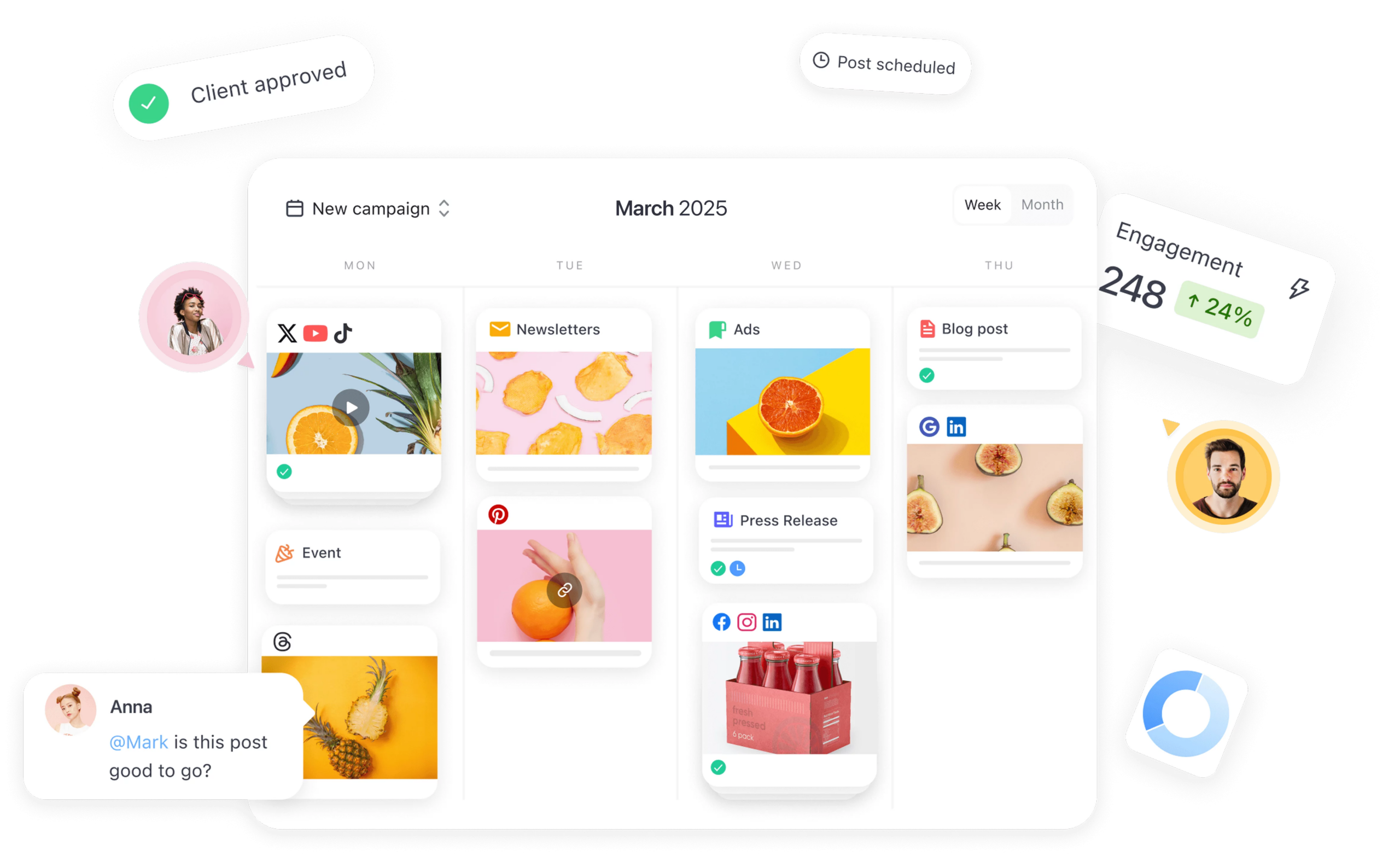 share your content plan easily